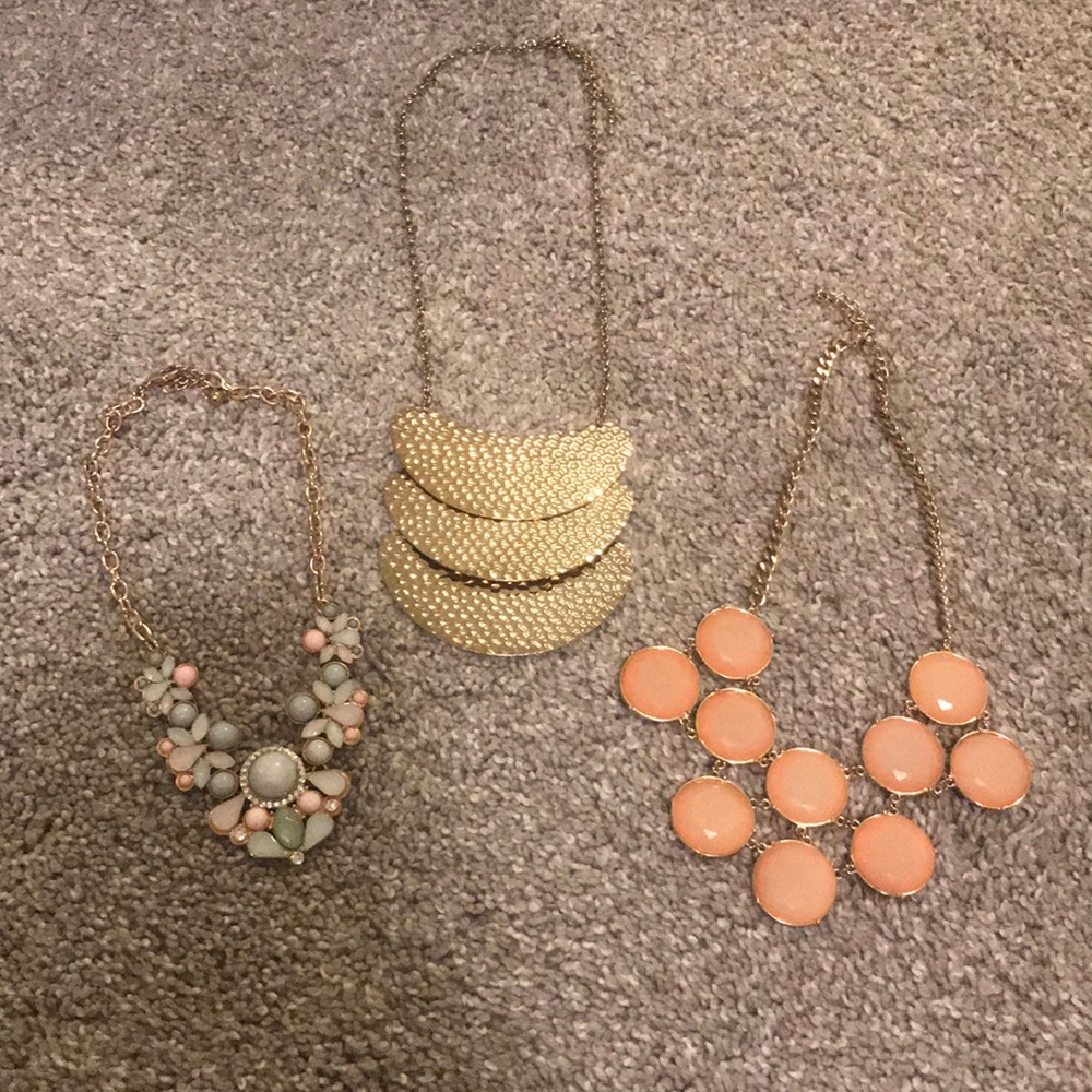 3 statement necklaces